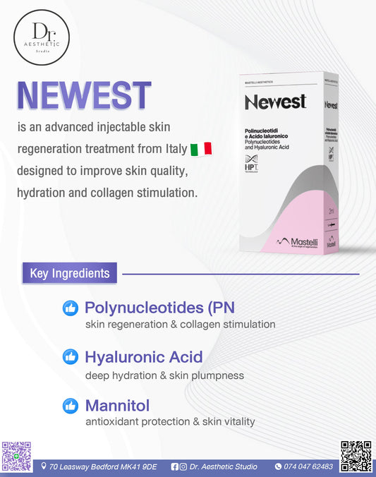 NEWEST is an advanced injectable skin regeneration treatment from Italy